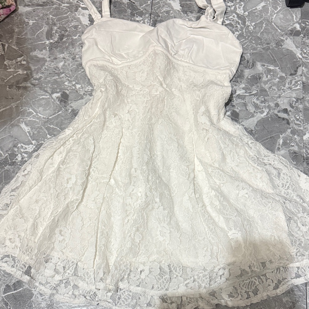 Princess Polly White Lace Dress